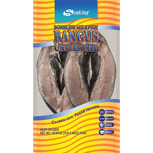 SeaKing Boneless Milkfish Unseasoned 520 g