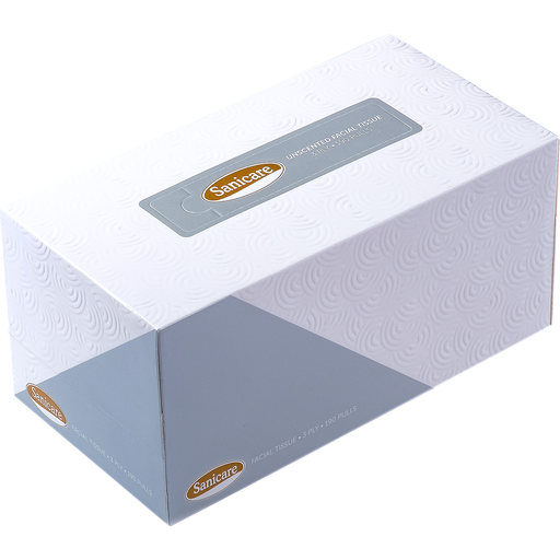 Sanicare Face Tissue Large Box 190 P 3-Ply