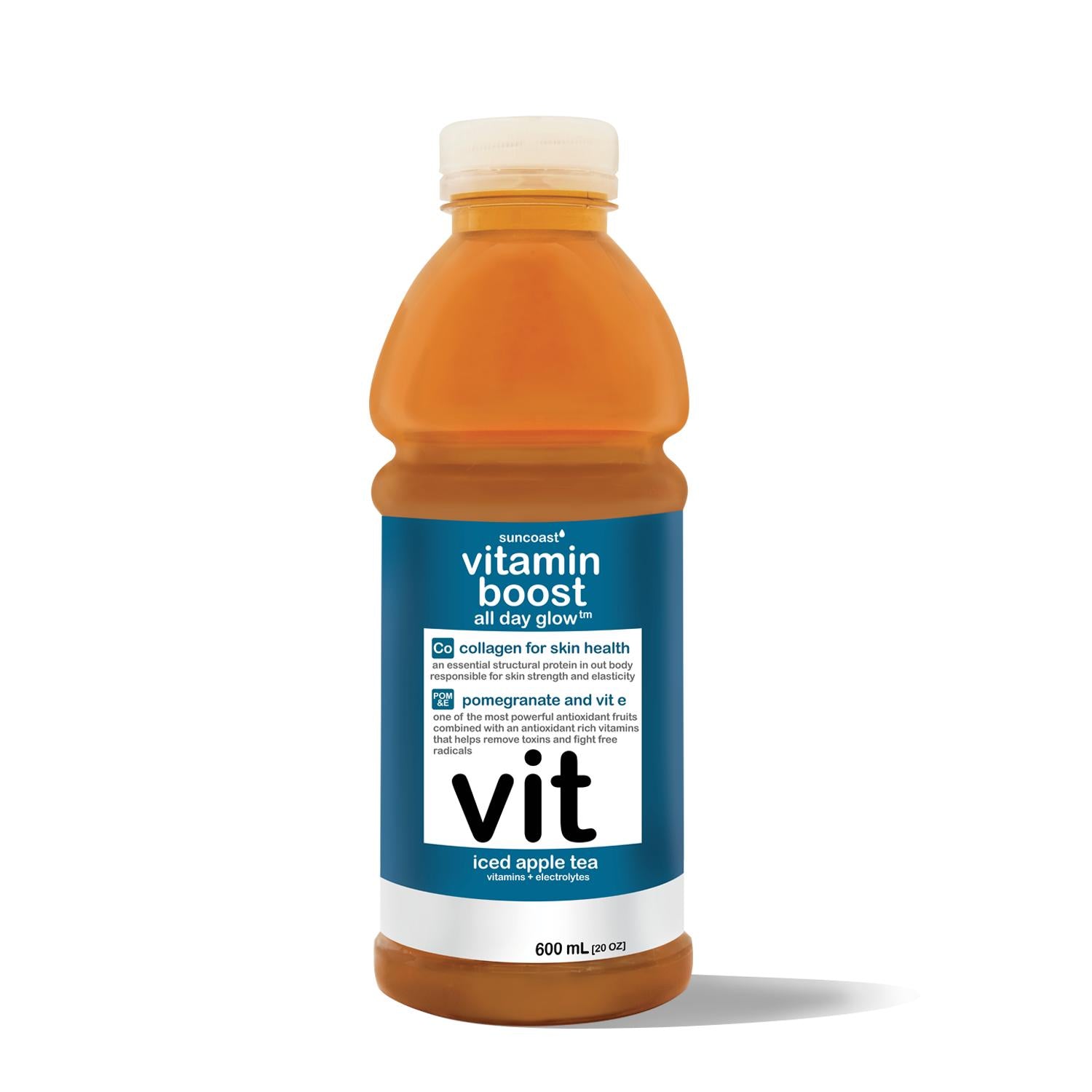 Vitamin Boost Iced Apple Tea All Day Glow 600 ml