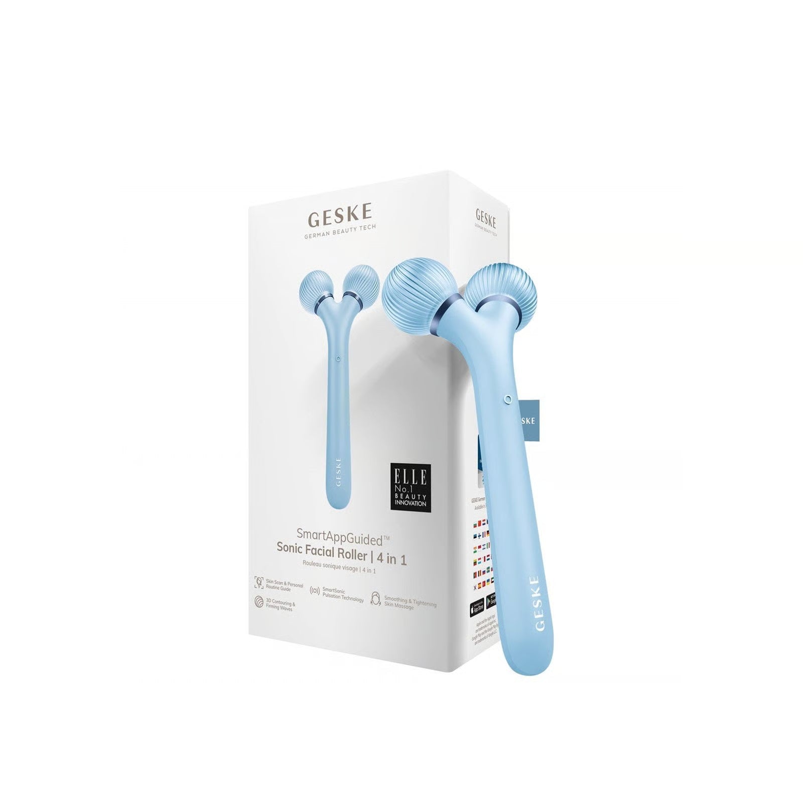 GESKE Sonic Facial Roller 4 in 1 Aquamarine