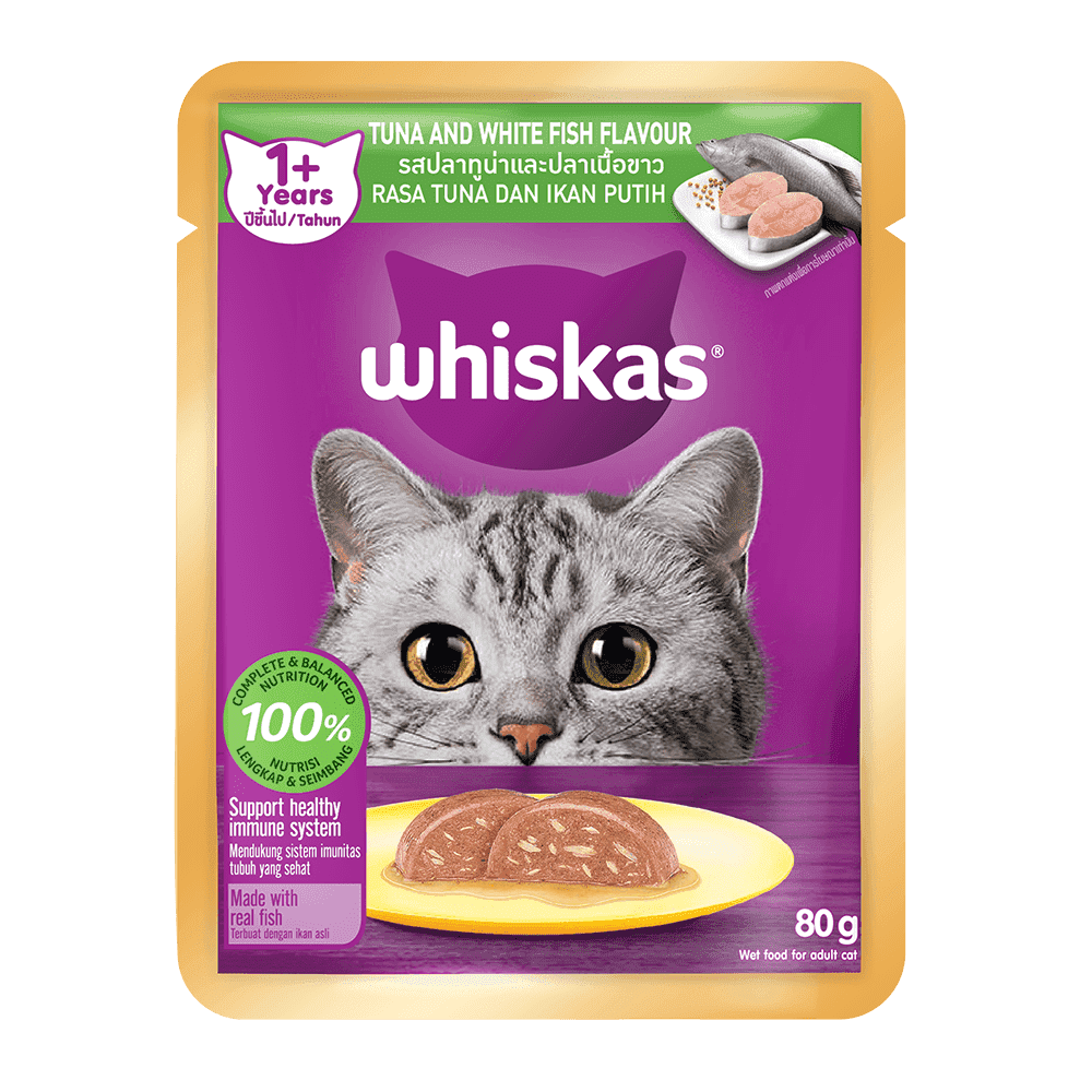 WHISKAS Nova Tuna & White Fish 80 g Pouch