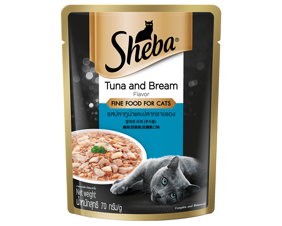 SHEBA Tuna & Bream Pouch 70 g